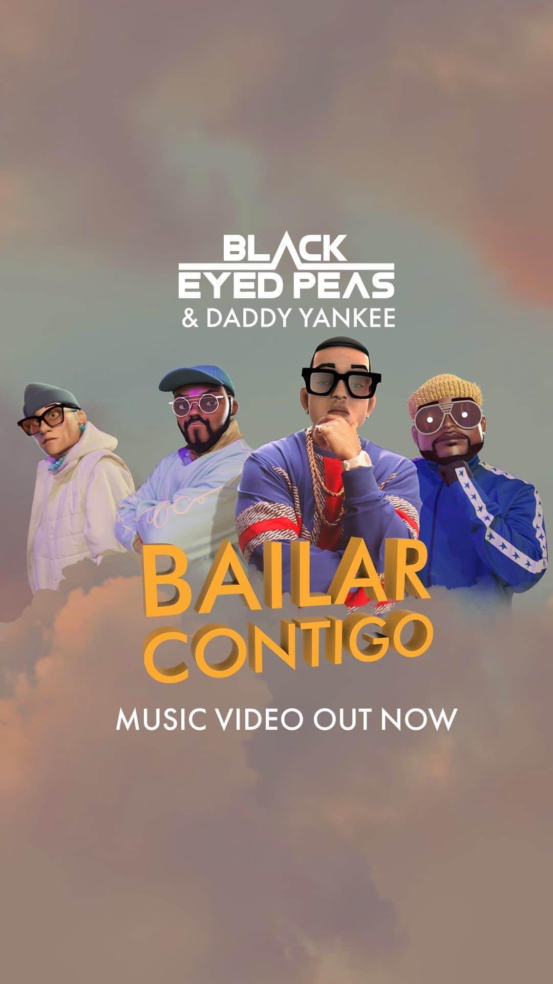 ダディー・ヤンキーのインスタグラム：「'BAILAR CONTIGO' 🪩🕺 OFFICIAL MUSIC VIDEO OUT NOW... Check out @blackeyedpeas x @daddyyankee's ultimate flow!🔥 Link in bio. #bailarcontigo」