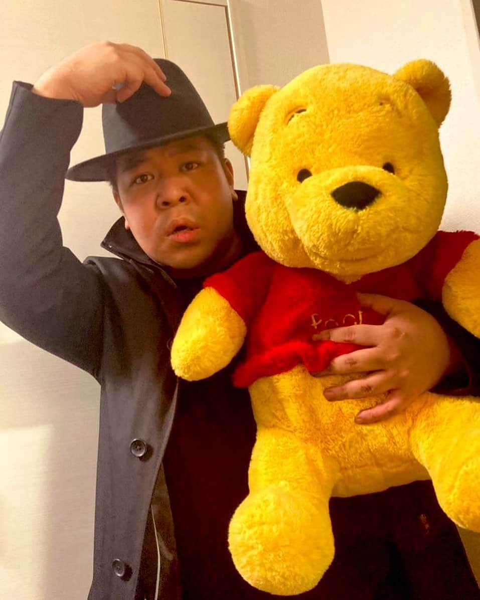 こーすけのインスタグラム：「プーと大人になったこーすけ」