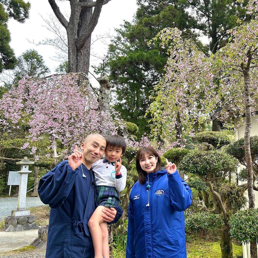 山﨑加奈さんのインスタグラム写真 - (山﨑加奈Instagram)「・ 今日のTHE TIME,中継は、 菊川市の永寶寺からお伝えしました☺️🌸 ここでは、"野猿"という人力のロープウェイで対岸まで行きお花見をするという特別な体験ができます✨ 出発すると満開の桜に向かって走り出す、最高の景色が味わえます🥹  しかも今回は、ディレクターもカメラマンも近くにいない、自撮り中継という貴重なスタイルでお届け！ 私のカメラワークいかがだったでしょうか？☺️  こちらの野猿は無料なので、お参りがてら利用したい方はお寺の方に一言声掛けくださいね🫶🏻 ・ #thetime_tbs  #静岡県 #菊川市 #永寶寺 #野猿 #人力ロープウェイ  #桜 #桜スポット #お花見  #中継 #アナウンサー #山﨑加奈」3月31日 22時46分 - kana_yamazaki_sbs