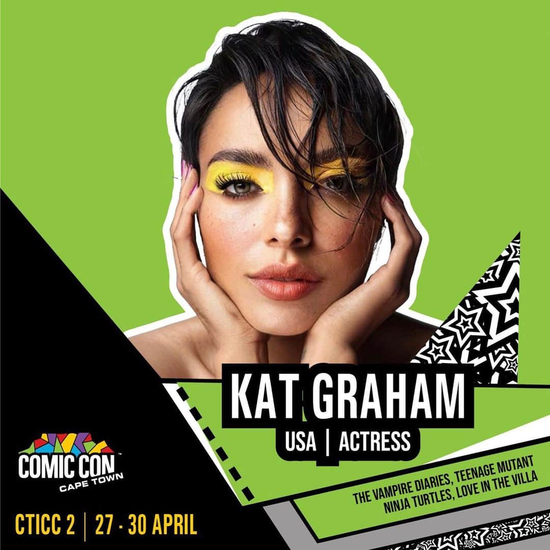 カテリーナ・グレアムのインスタグラム：「Excited to announce that I’m coming to South Africa for @comicconcapetown!!! I love meeting each and every one of you in person, and had the honor of having celebrated our 88th zoom last week! 🤯  I’ve met so many of you from South Africa and I’m SO excited to give you a big hug in person, hold your hands, look in your eyes and tell you how extremely grateful I am for each and every one of you.   As you guys know, I don’t believe in charging ppl just to meet me because I always believe that your time is just as valuable as mine, so all of my proceeds will be going to the UN @Refugees Agency.   Just by connecting and giving each other love, we can help and support so many others that truly need it. Because we are, and forever will be, on this journey together.   See you in Cape Town! 💓 🇿🇦」