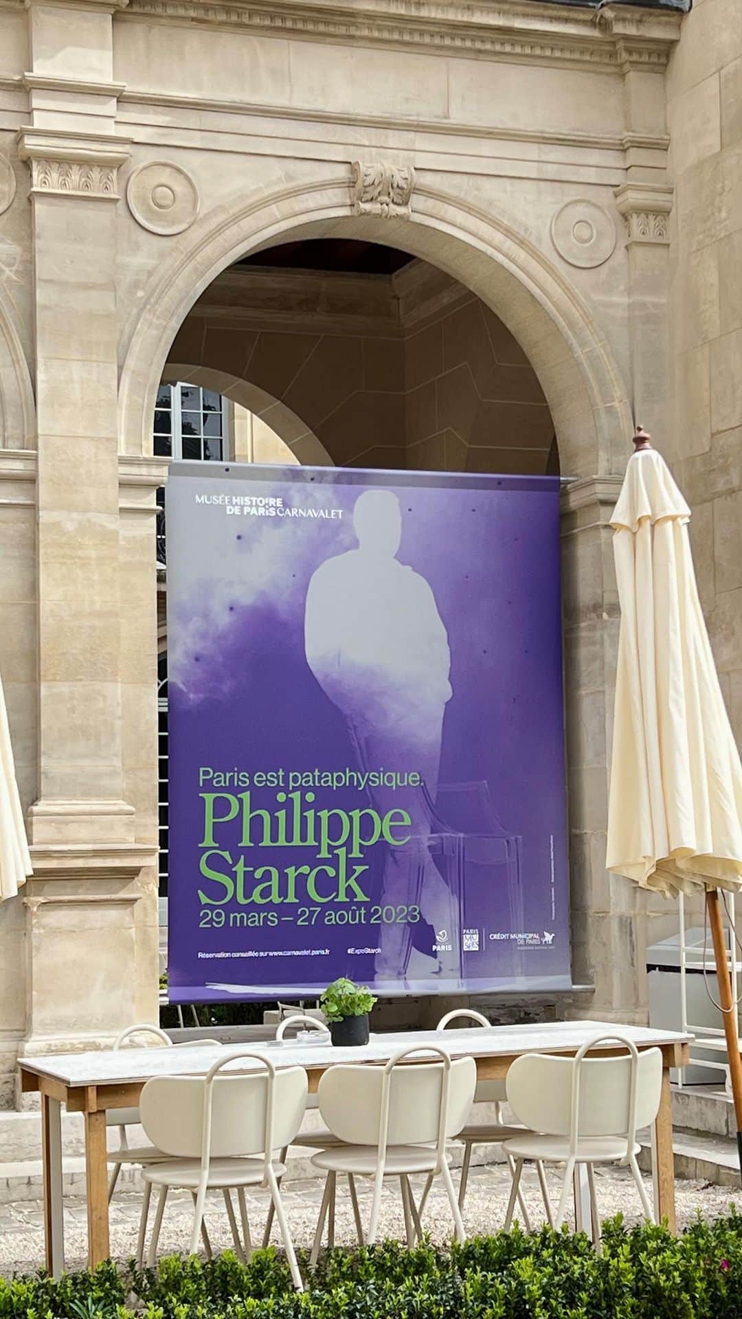 レクレルールのインスタグラム：「« Paris est pataphysique » #PHILIPPESTARK  Discover the original and surprising journey, between real and imaginary, within an original scenography representing Paris conceived by Philippe Starck, great french artist and old friend of #LECLAIREUR.   Musée Carnavalet, 23 Rue de Sévigné, 75003, Paris.」