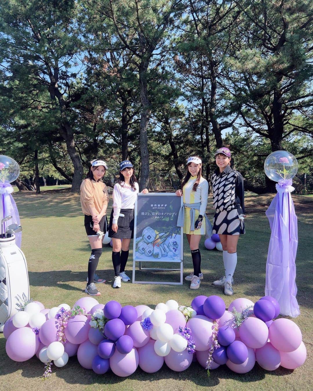 中村優さんのインスタグラム写真 - (中村優Instagram)「先日はオノフレディ @club_onoff のイベントで @gdo.chigasakigolf へ⛳️🌊 オノフレディのクラブをお借りしてのニアピンチャレンジや飯島茜プロとドラゴン対決ホールあり！ 引いたカードの番手で飯島プロは打ってくれるので、カードがドライバーじゃなければ勝ち目はある！ということで、引いたのは9i🔥　@akaneiijima711  アイアンショット目の前で見られて感激です✨ (でも飯島プロのドライバーも見たかったです🥹🥹)  初めて打ったオノフレディ、ドライバーもアイアンも気持ちよく振れてめちゃ飛び🏌️‍♀️ お天気も最高！お友達もいっぱいいてとても楽しいラウンドイベントでした⛳️ #クラブオノフ#オノフレディ#clubonoff」4月1日 14時19分 - nkmr_yu