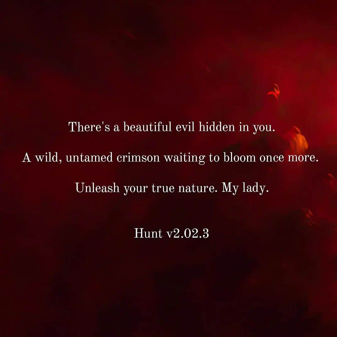 ハン・チャン（張行）さんのインスタグラム写真 - (ハン・チャン（張行）Instagram)「There's a beautiful evil hidden in you.  A wild, untamed crimson waiting to bloom once more.   Unleash your true nature. My lady.  H v2.02.3」4月1日 15時19分 - hunt_chang