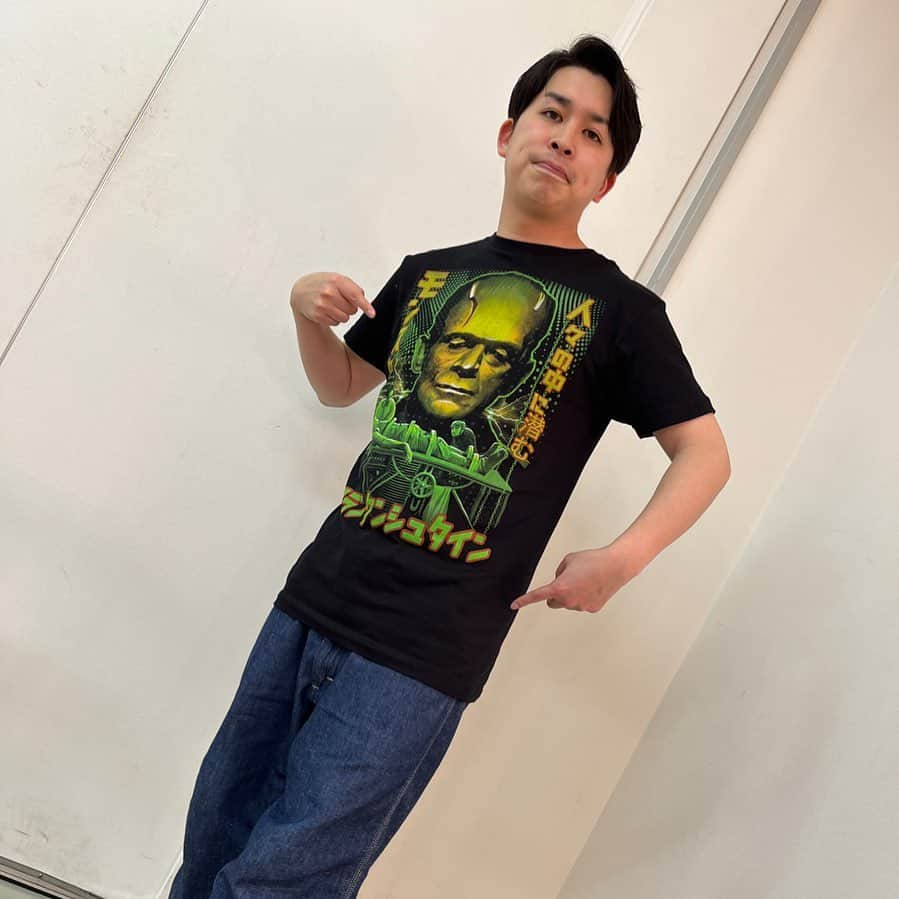 斉藤正伸（ジャガモンド）さんのインスタグラム写真 - (斉藤正伸（ジャガモンド）Instagram)「#映画Tシャツ #アストロゾンビーズ  #大阪 #フランケンシュタイン #ユニバーサルモンスター」4月1日 15時29分 - mondmasa