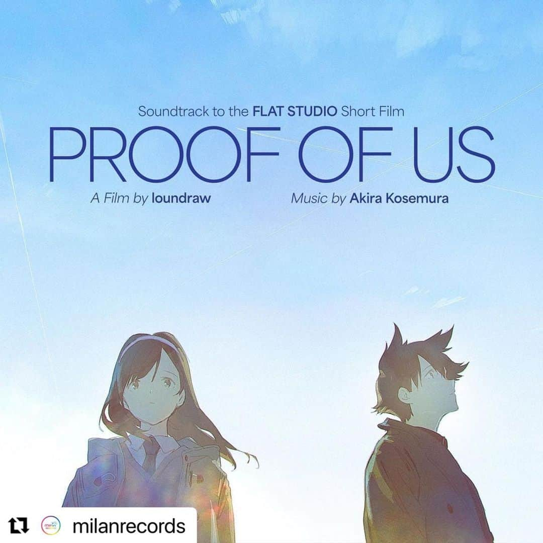 小瀬村晶のインスタグラム：「Finally, ”Ahead of Us” is written for the short animation ”Proof of Us #ふたり分の証明” by FLAT STUDIO is out now on your fav platforms 🎼 I'm very happy to teaming up with @milanrecords to release it🪡The original short film you can find it on YouTube has been already streamed more than 4 millions 👏  - Repost @milanrecords  Produced by loundraw and animation studio FLAT STUDIO, "Proof for Us" is a short animation that follows the growth of three childhood friends as their lives progress through studies and school life.⠀ ⠀ With music by composer @akirakosemura, the short film features a new song "Ahead of Us," a beautiful piano piece that compliments this animated feature perfectly.  #akirakosemura #小瀬村晶 #milan #milanrecords #sony #sonymusic #electronica #ambient #ambientmusic #modernclassical #neoclassical #postclassical #classicalcrossover #contemporaryclassical #modernera #pianomusic #electronicmusic #acousticmusic #peacefulmusic #meditativemusic #filmscore #filmscoring #filmscorecomposer #soundtrack #filmsoundtrack #moviesoundtrack #filmcomposer」