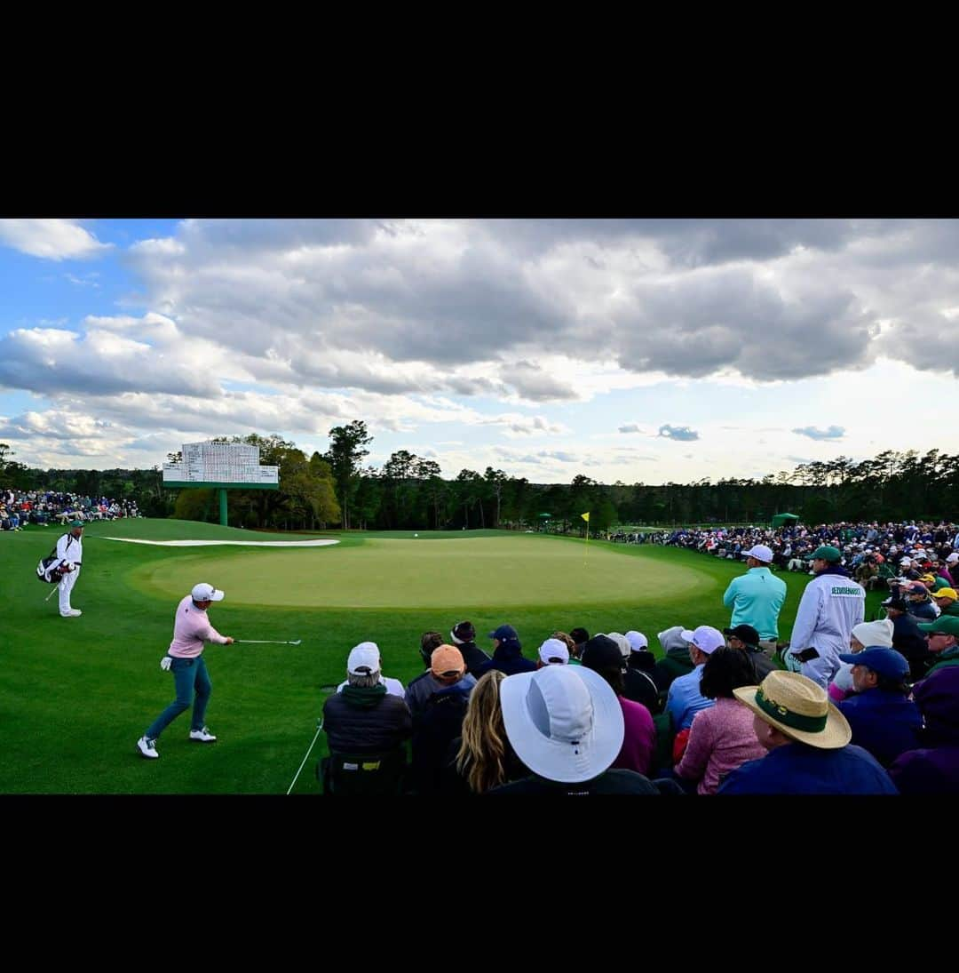 ジャスティン・トーマスのインスタグラム：「Almost there… @themasters」