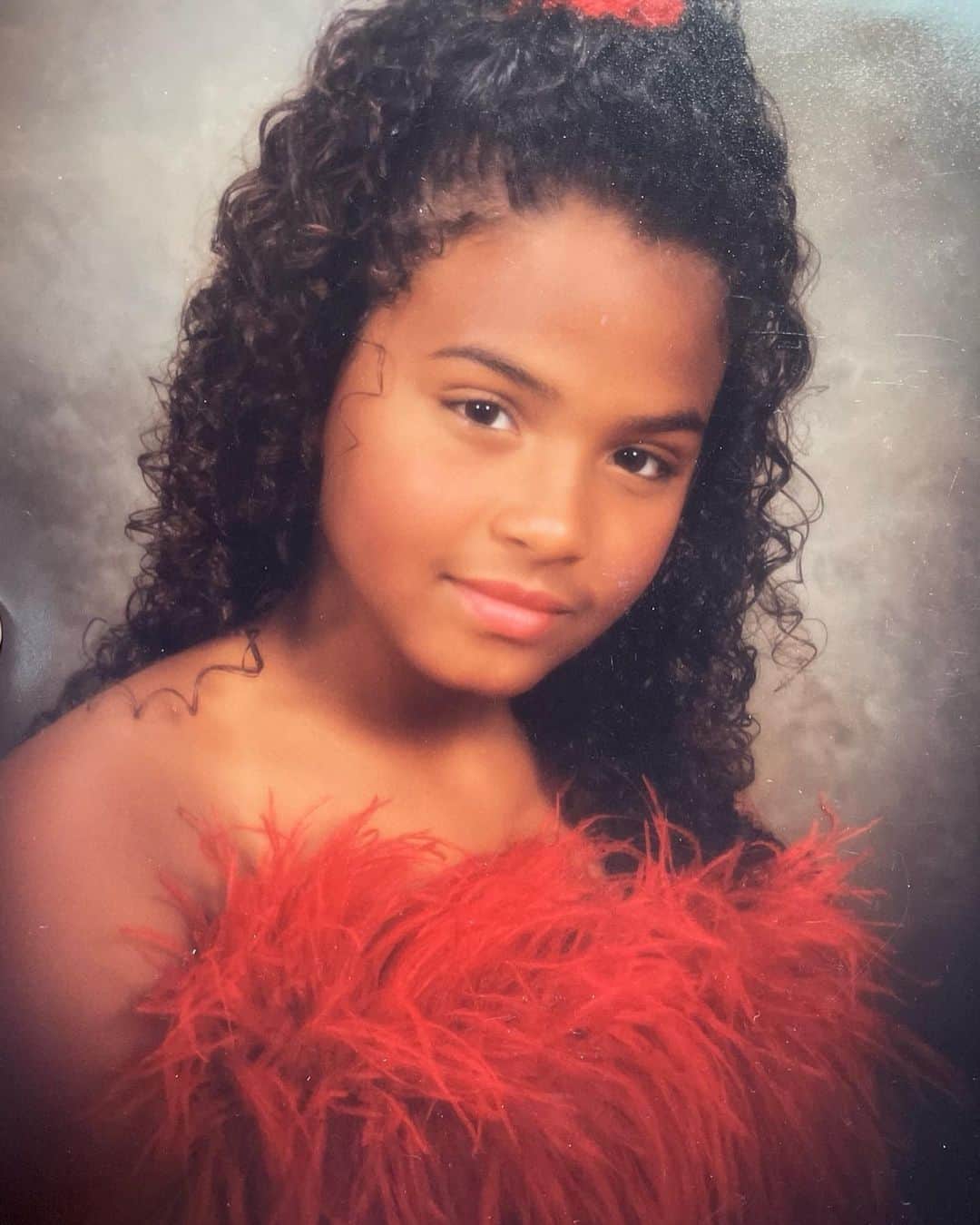 クリスティーナ・ミリアンさんのインスタグラム写真 - (クリスティーナ・ミリアンInstagram)「Funtastic files of my colorful childhood 😋  1. A fluffy haired me with my sister Danielle.. aka Bubu Bear.   2. My grandma made me this dress so on turn my Mom took me to JC Penny to take a pic as gratitude for making the dress. You can’t see my mustache but it’s there.   3. My Cindy Lauper era   4. You weren’t cool until you had a birthday party at McDonalds   5. Roller girl at Andrews Airforce base   6. At the air show. Andrews Airforce Base. In front of our house had the best view.  7. Walk the catwalk at John Casablanca. I thought I was living the dream!   8. Waldorf MD w/ my sisters in front of our townhouse at Oakwood Neighborhood. We always matched. In Jessica McClintoc. Mom’s gardens were always epic. 1st day of school.   9. Once again another great outfit Mom dressed me in. I miss this hairstyle. How did my hair get so curly though?!   10. Always goofy. Need to go back to this. Boxing was a definite passion of mine.」4月1日 10時22分 - christinamilian
