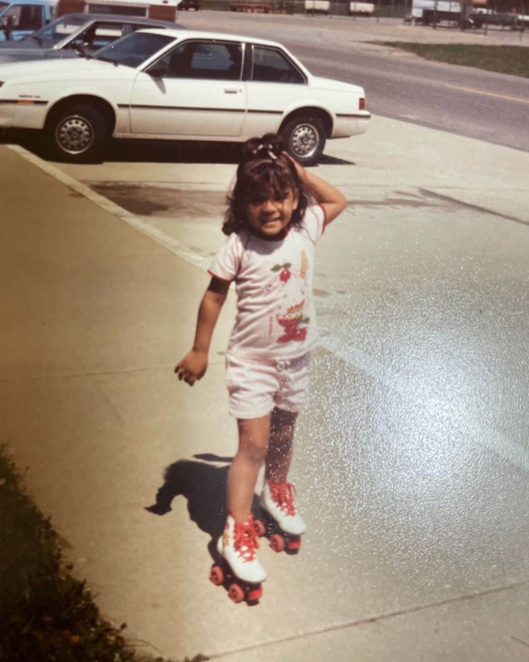 クリスティーナ・ミリアンさんのインスタグラム写真 - (クリスティーナ・ミリアンInstagram)「Funtastic files of my colorful childhood 😋  1. A fluffy haired me with my sister Danielle.. aka Bubu Bear.   2. My grandma made me this dress so on turn my Mom took me to JC Penny to take a pic as gratitude for making the dress. You can’t see my mustache but it’s there.   3. My Cindy Lauper era   4. You weren’t cool until you had a birthday party at McDonalds   5. Roller girl at Andrews Airforce base   6. At the air show. Andrews Airforce Base. In front of our house had the best view.  7. Walk the catwalk at John Casablanca. I thought I was living the dream!   8. Waldorf MD w/ my sisters in front of our townhouse at Oakwood Neighborhood. We always matched. In Jessica McClintoc. Mom’s gardens were always epic. 1st day of school.   9. Once again another great outfit Mom dressed me in. I miss this hairstyle. How did my hair get so curly though?!   10. Always goofy. Need to go back to this. Boxing was a definite passion of mine.」4月1日 10時22分 - christinamilian