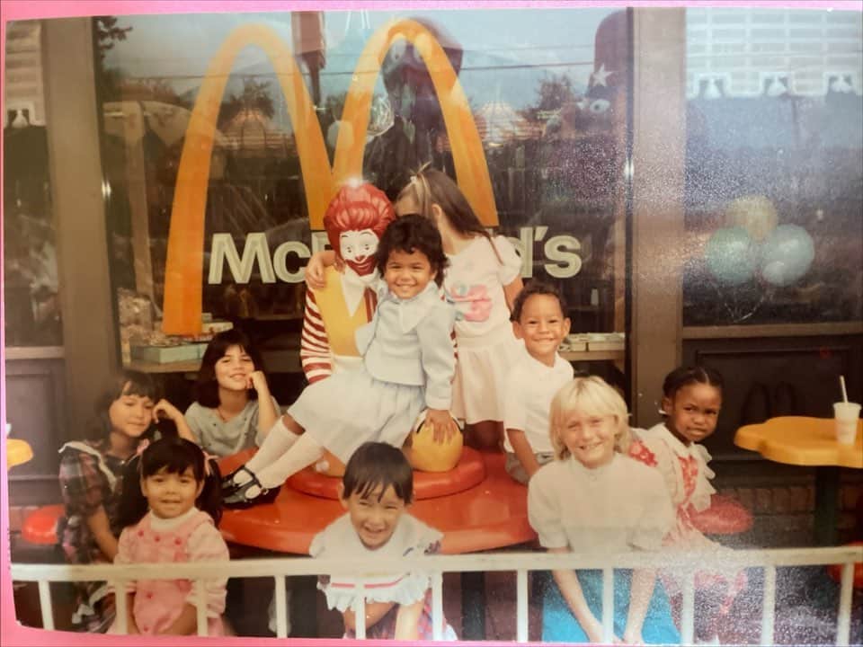 クリスティーナ・ミリアンさんのインスタグラム写真 - (クリスティーナ・ミリアンInstagram)「Funtastic files of my colorful childhood 😋  1. A fluffy haired me with my sister Danielle.. aka Bubu Bear.   2. My grandma made me this dress so on turn my Mom took me to JC Penny to take a pic as gratitude for making the dress. You can’t see my mustache but it’s there.   3. My Cindy Lauper era   4. You weren’t cool until you had a birthday party at McDonalds   5. Roller girl at Andrews Airforce base   6. At the air show. Andrews Airforce Base. In front of our house had the best view.  7. Walk the catwalk at John Casablanca. I thought I was living the dream!   8. Waldorf MD w/ my sisters in front of our townhouse at Oakwood Neighborhood. We always matched. In Jessica McClintoc. Mom’s gardens were always epic. 1st day of school.   9. Once again another great outfit Mom dressed me in. I miss this hairstyle. How did my hair get so curly though?!   10. Always goofy. Need to go back to this. Boxing was a definite passion of mine.」4月1日 10時22分 - christinamilian