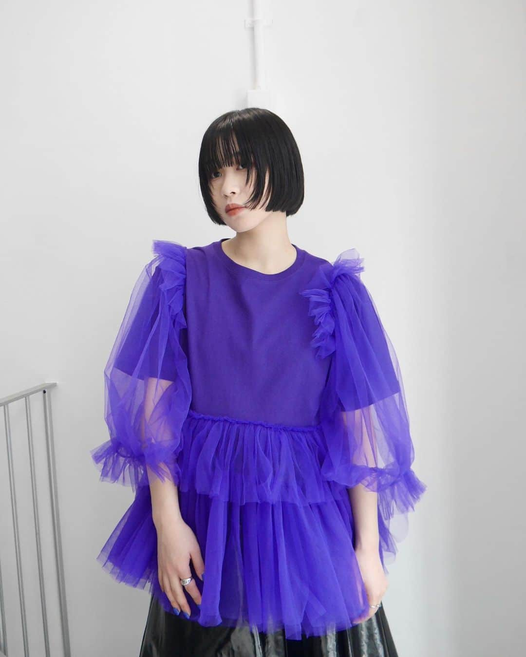 MIDWEST TOKYO WOMENさんのインスタグラム写真 - (MIDWEST TOKYO WOMENInstagram)「@vivianostudio  tulle layered puff sleeve T-shirt color / purple,pink,blue in stock.  #viviano #midwest #midwest_tw #tulle #tulletshirt #selectshop #tokyo #ootd #fashion #ヴィヴィアーノ #セレクトショップ #受注会」4月1日 11時13分 - midwest_tw