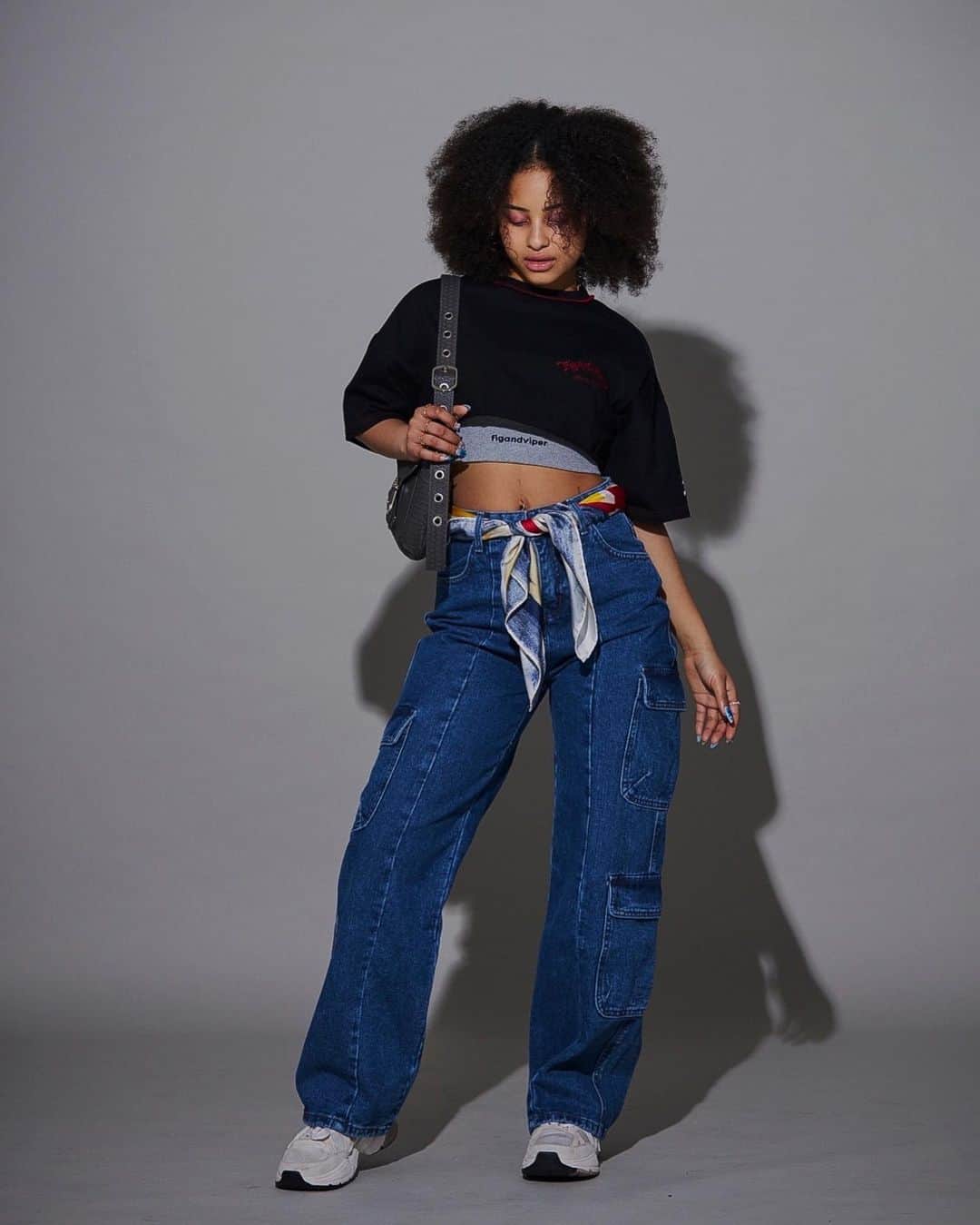 FIG&VIPERのインスタグラム：「【 new denim 】  ・Cargo straight denim pants ¥7,590 (tax included)  _______________________________________________  #figandviper」