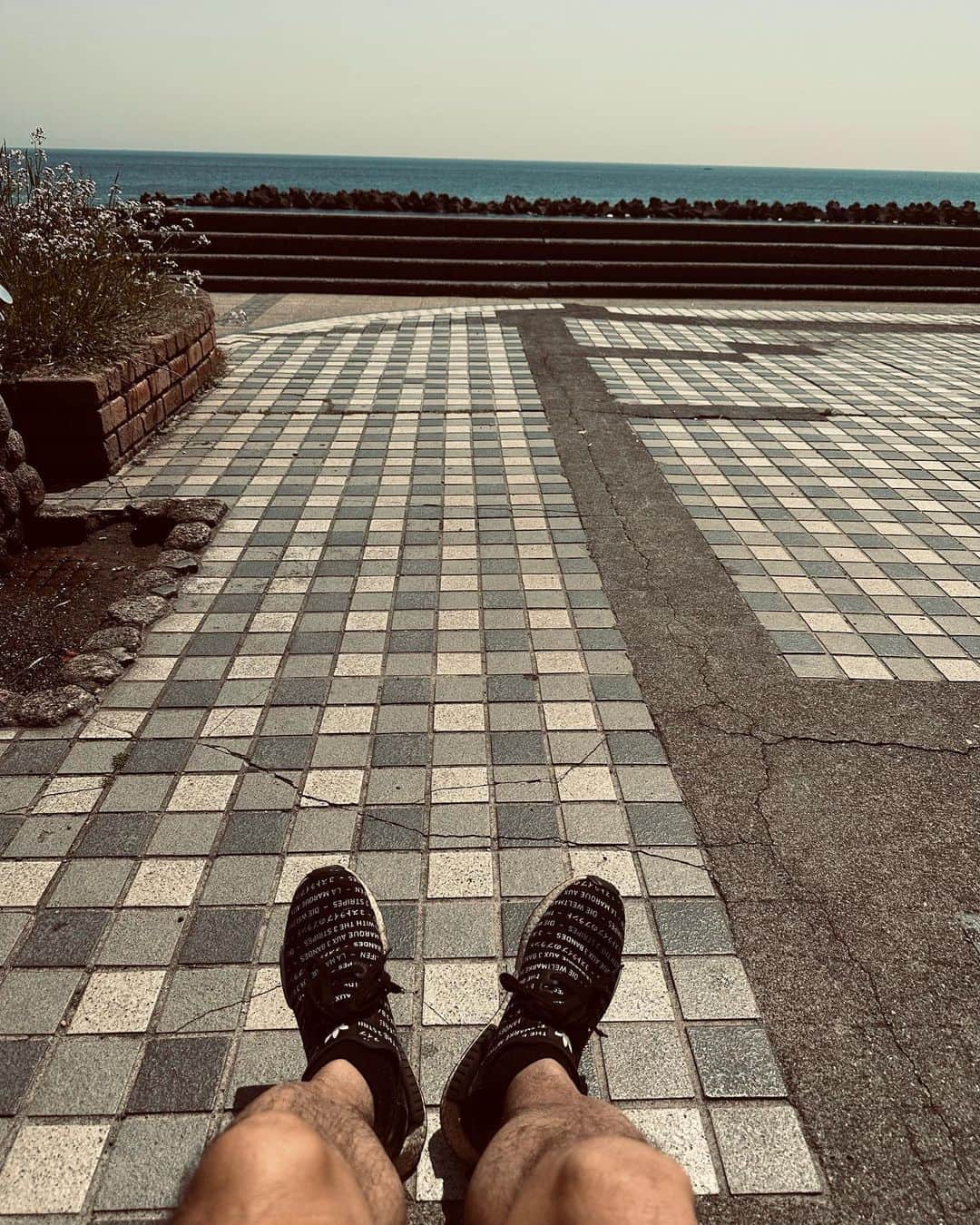 中野英雄さんのインスタグラム写真 - (中野英雄Instagram)「海沿いwalking 今日から短パンです 気持ちいい‼️  #instagood #enjoy #walking #yokosuka #happy」4月1日 11時58分 - hideo_nakano