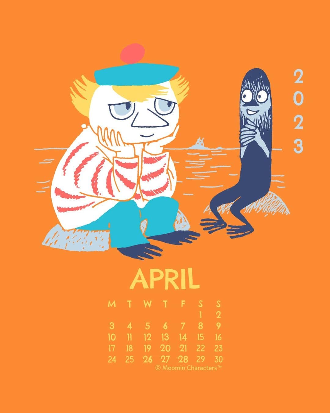 ムーミンさんのインスタグラム写真 - (ムーミンInstagram)「🧡 Welcome #April 🧡 What are you looking forward to most this month?✨ #moomin #moominofficial」4月1日 12時54分 - moominofficial