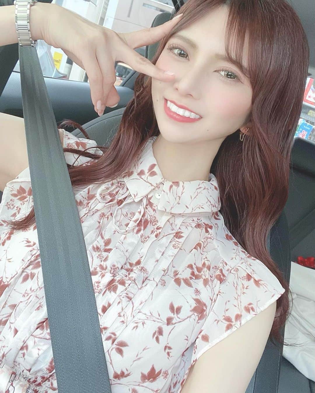 今井あきのインスタグラム：「にこにこ🥰  #かわいい #cute #可愛い #自撮り女子 #自撮り界隈 #japanesegirl  #スナイデル #snidel #沖縄 #沖縄旅行」