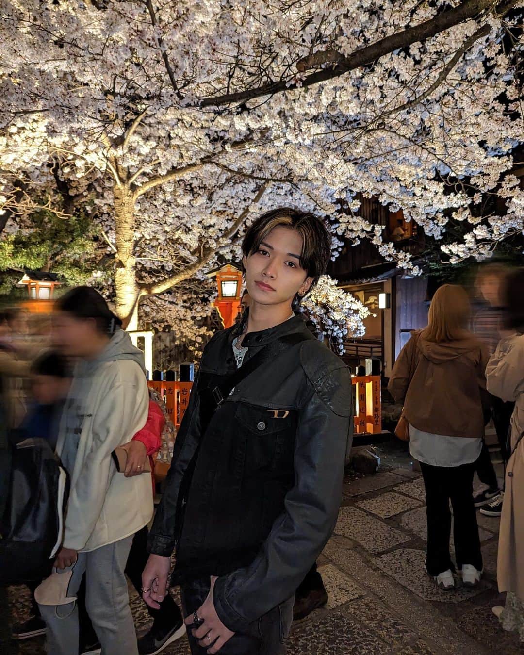 中里真哉斗のインスタグラム：「cherry blossoms at night ^_☆  ピクセルで撮ったんだけど画質綺麗すぎない！！？  ・ ・ ・ ・ ・ ・ ・ ・ ・ ・ ・ ・ ・ ・ ・ #fashion #03 #fyp #foryou  #Japan #Japanlife #Japanese #Japaneseboy #lifestyle #Tokyo #tokyolife #outfit#ootd#street#memories #workout  #cherryblossom」
