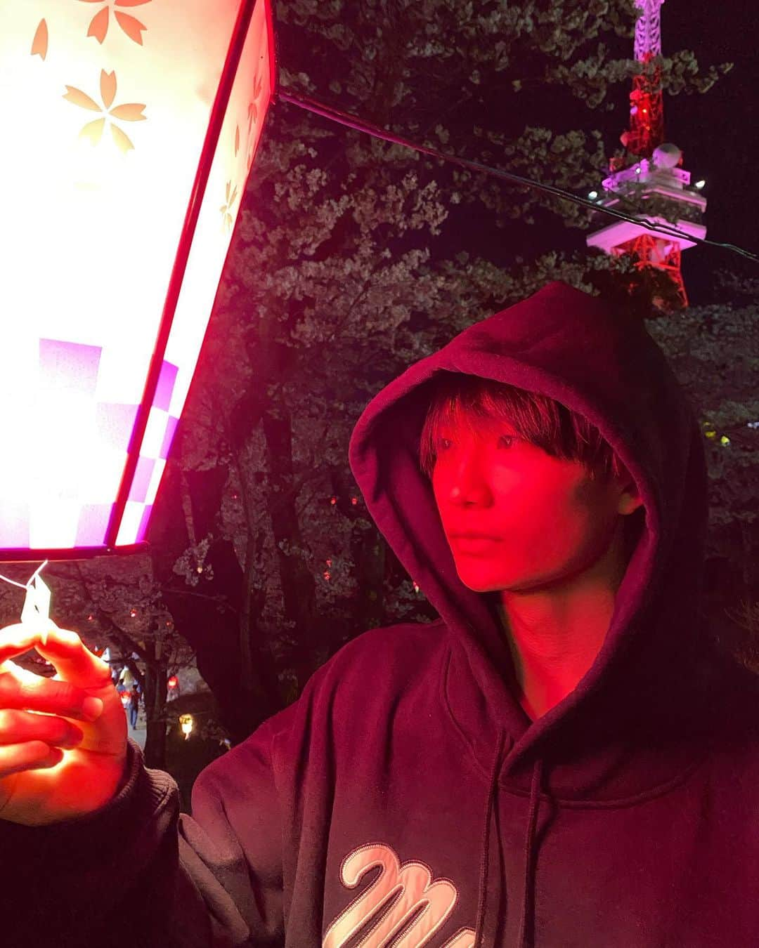 大久保琉唯さんのインスタグラム写真 - (大久保琉唯Instagram)「夜桜   #夜桜  #桜」4月1日 18時50分 - rui_912