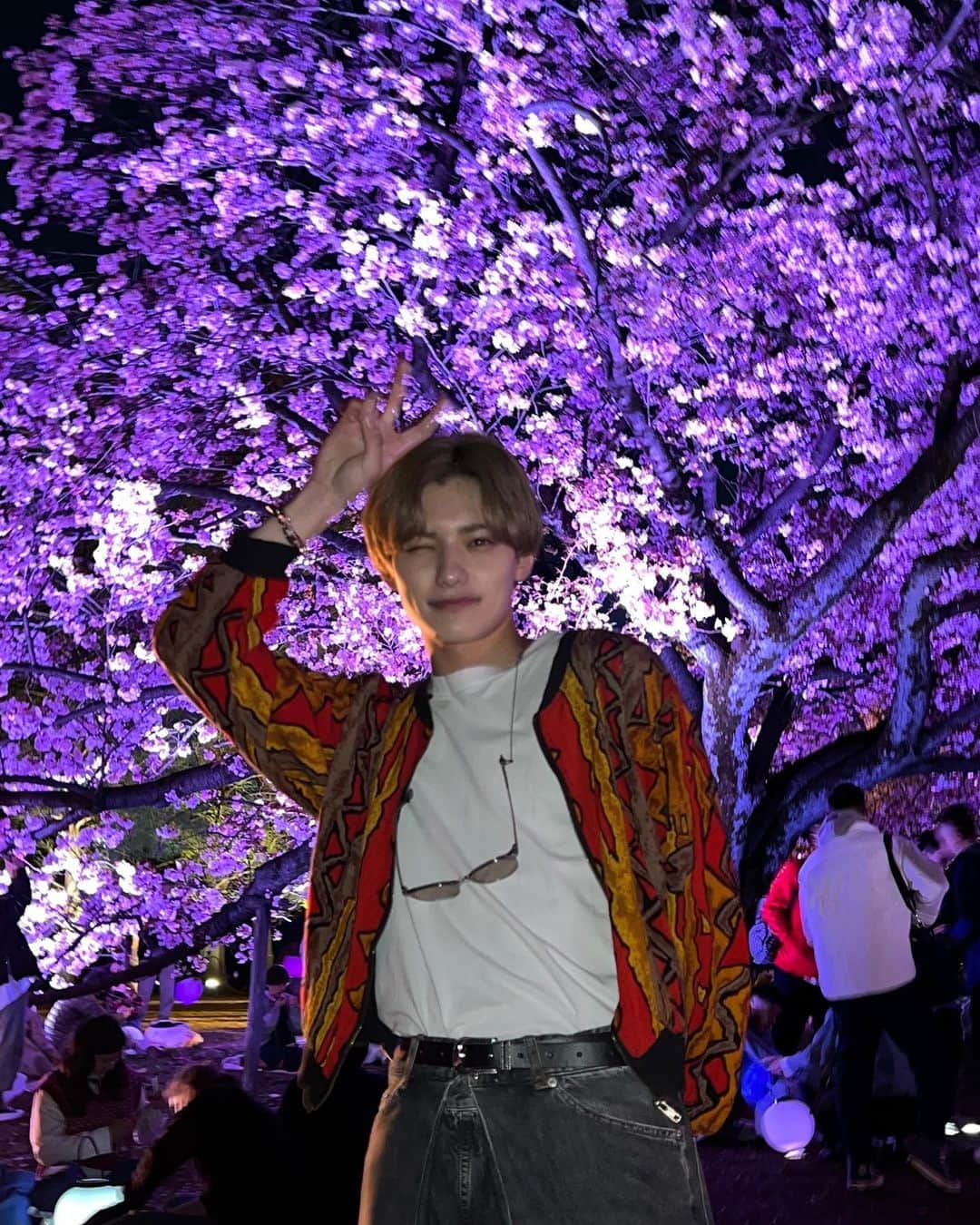 日之出莉久のインスタグラム：「ㅤㅤ 今年桜観に行った人〜？」