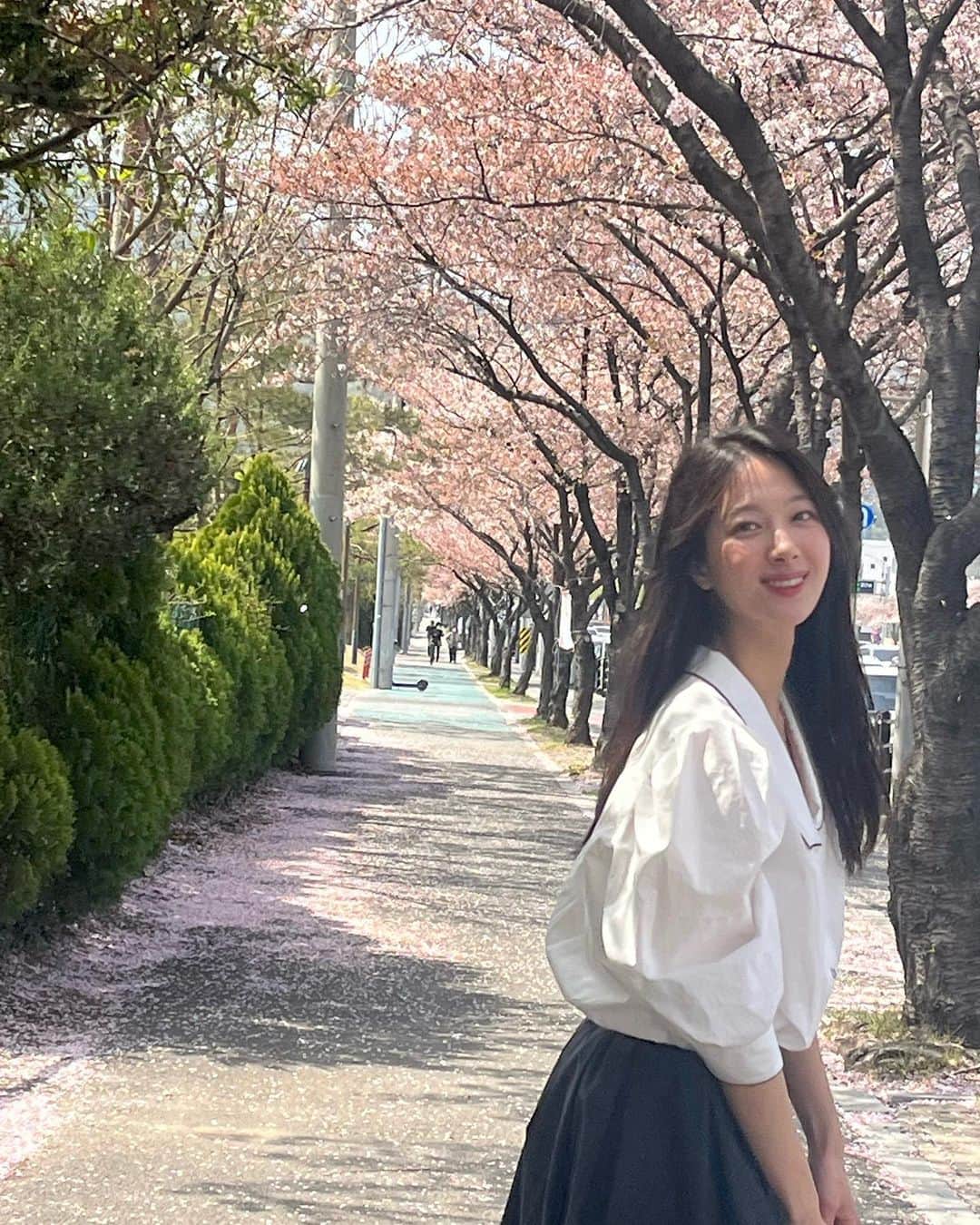 ミナ さんのインスタグラム写真 - (ミナ Instagram)「벚꽃엔딩🌸🌸🌸」4月1日 19時25分 - blossomh_