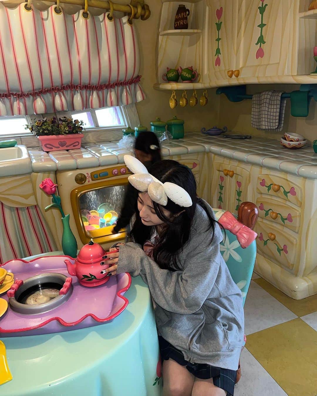 大西陽羽さんのインスタグラム写真 - (大西陽羽Instagram)「ミニーちゃんしてきた🐭♥️」4月1日 19時49分 - 0024_aki