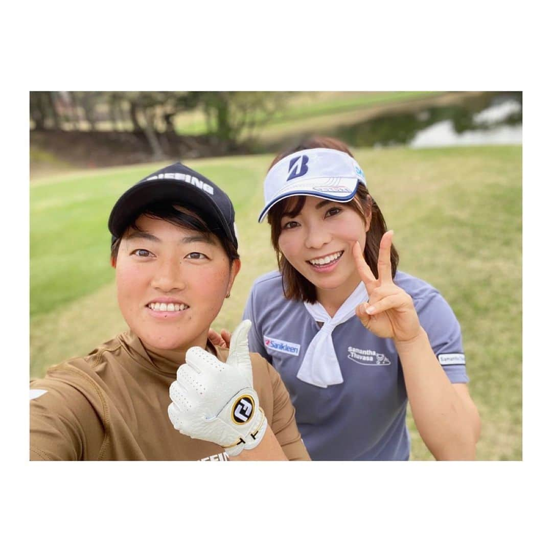 堀奈津佳さんのインスタグラム写真 - (堀奈津佳Instagram)「natsuka  はるやんと練習ラウンドした時の⛳️🫶いつもありがと😭  #工藤遥加 #lpga #ゴルフ」4月1日 21時56分 - natsuka_hori