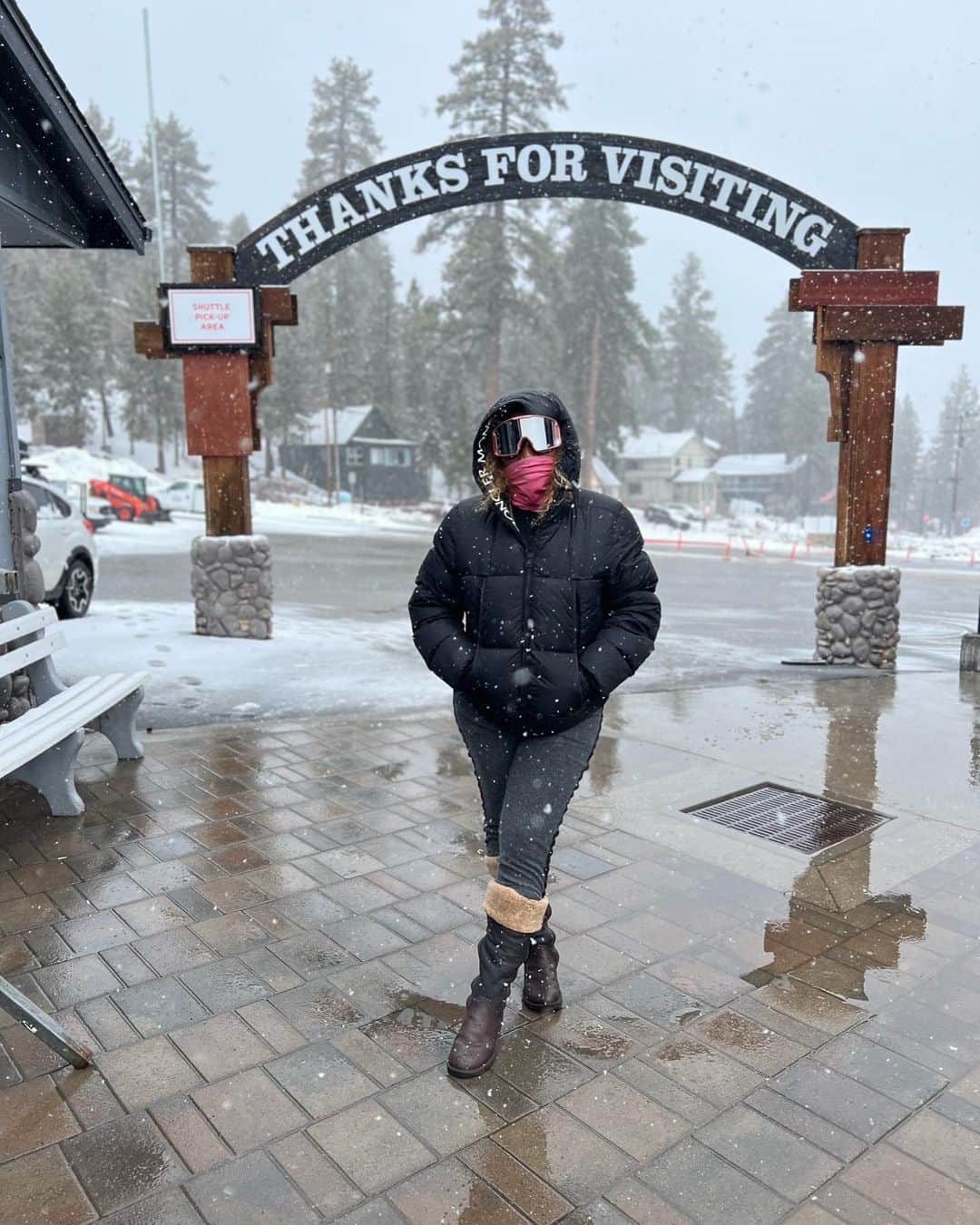 セリーナ・ウィリアムズのインスタグラム：「I learned I love the snow ❄️」