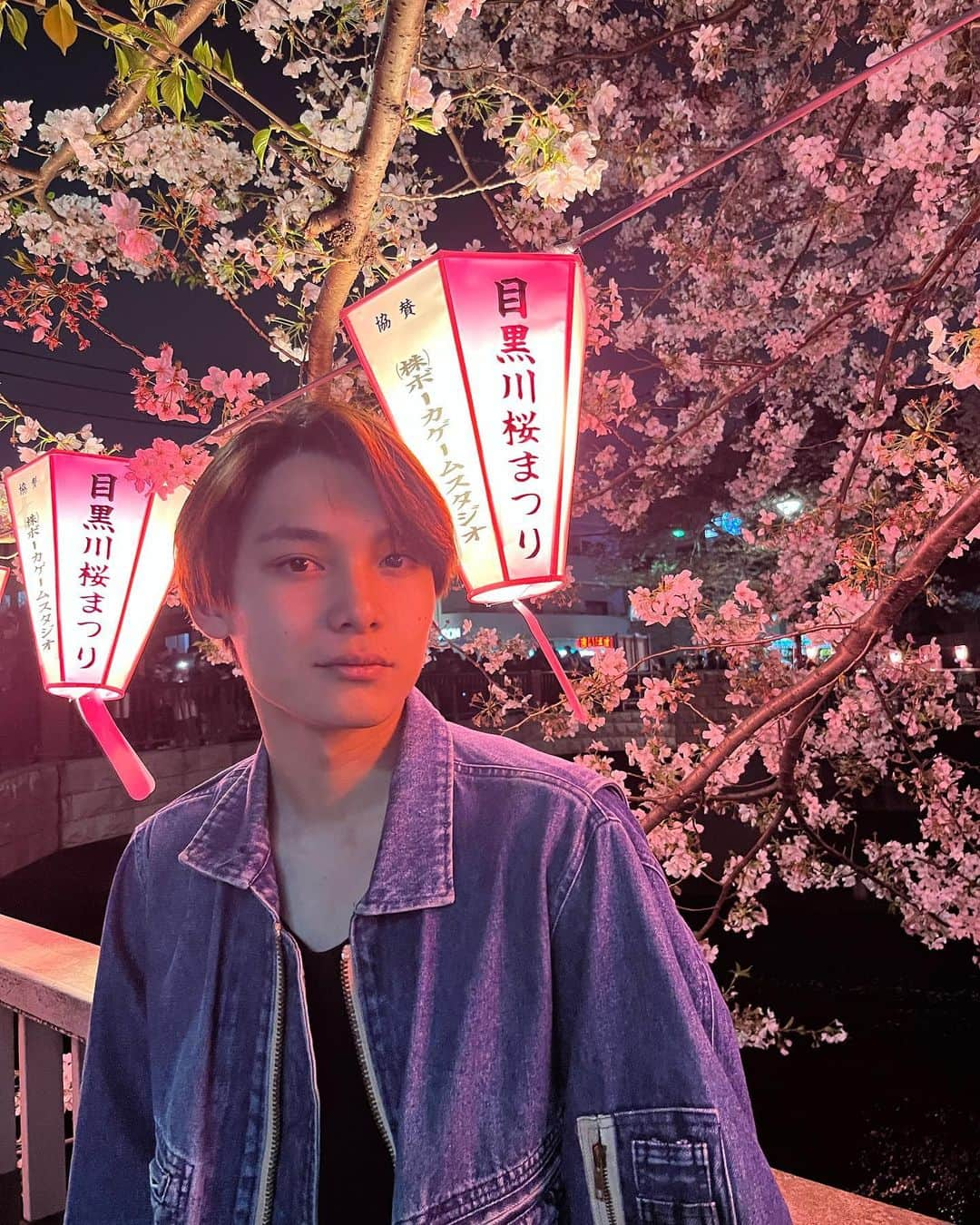 中村榛さんのインスタグラム写真 - (中村榛Instagram)「夜桜見に行って来ました🌸🌙  今月もよろしくお願いします😌  #桜#sakura」4月1日 22時03分 - naka.haru0819