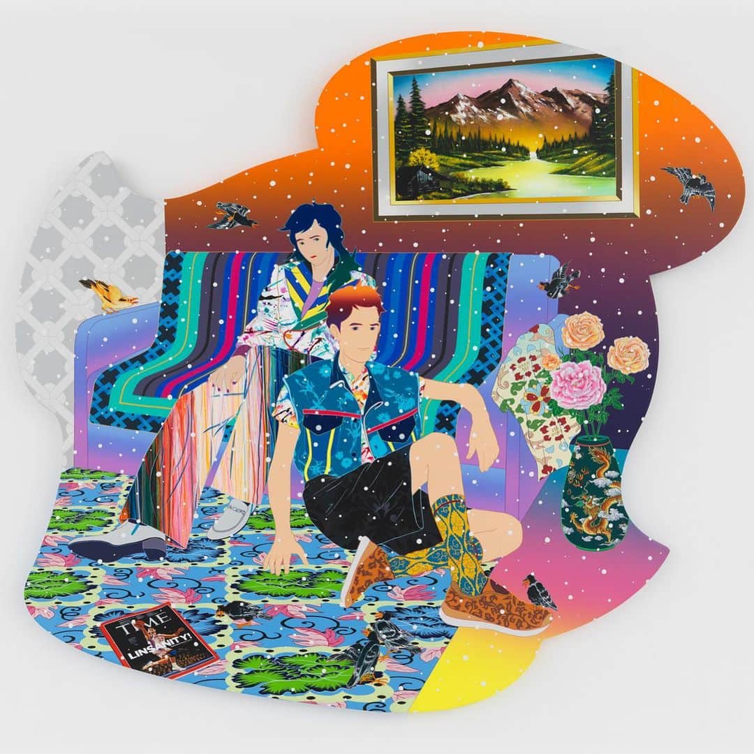 松山智一のインスタグラム：「Beyond thrilled to share recent museum acquisitions🙏  皆様のご支援もあり、作品が国際色豊かな複数の美術館の所蔵入り致しました。この場を借り、紹介および御礼申し上げます。  1: "Shadow White Breath" Pérez Art Museum Miami (USA)  @pamm   2: "Front Row Wake Up" Pérez Art Museum Miami (USA)  @pamm  3: "Contrast Full Circle Amazing" Kalamazoo Institute of Art (USA) @kalamazooinstituteofarts   4: "Song For Someone Contrast" Fundación Amparo y Manuel (Mexico) @amma__art   5:"To Be A Witness Best Days" Space K Museum (Korea) @spacek_korea   6: "Frosti Aurora" K11 Art Foundation (Hong Kong) @k11artfoundation   7: "Clocks Daylight Jump" Powerlong Museum (China) @powerlongmuseum   8: "Some Because I Will" Powerlong Museum (China) @powerlongmuseum   9:" Time Loss Summer " Deji Art Museum (China) @dejiartmuseum_official   10: "Paradice Free Mirror " Deji Art Museum (China) @dejiartmuseum_official   Thank you  @kavigupta_  @lgdr.art  @alminerech  @kotaro_nukaga  @zidounbossuytgallery  @nickbw88  @maritzamelania  The Pellas Family」