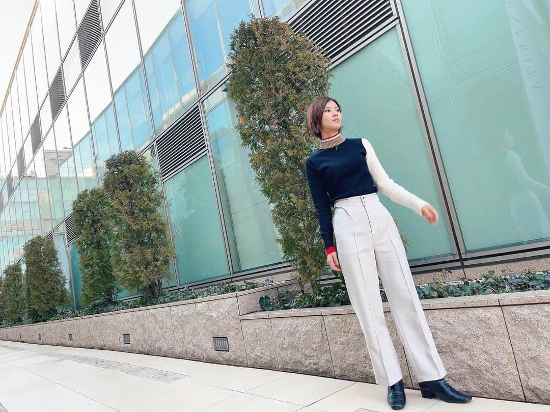 小林玲のインスタグラム：「. ⁡ ⁡ ⁡ イベントの時に着てた私服です☆ 全部お気に入り〜☺︎🫶  ⁡ ⁡ 上下 UNITED TOKYO💎 靴 LEPSIM 👢 ⁡」