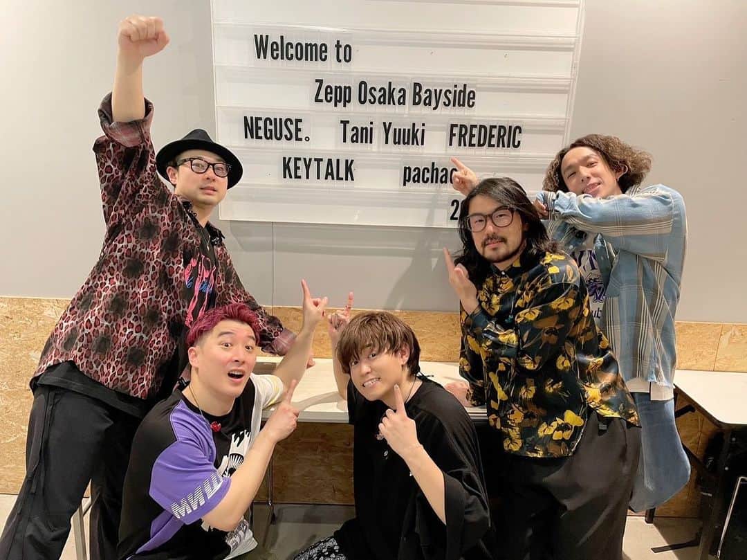 Tani Yuukiのインスタグラム：「THE BONDS ありがとうございました！ 大阪やっぱ最高だった、またね！✌️❤️‍🔥  #ボンズ」