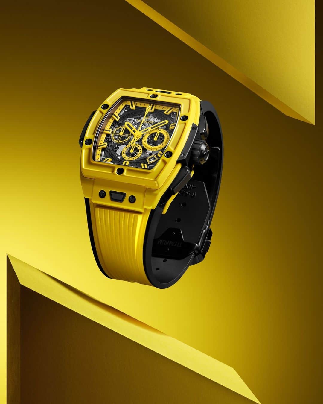ウブロさんのインスタグラム写真 - (ウブロInstagram)「Life is brighter on the sunny side, and now your wrist can be too! Introducing the new #SpiritOfBigBang Yellow Magic! With its vibrant yellow, this timepiece is a true innovation and a testament to Hublot's expertise. #WatchesandWonders2023 #Hublot」4月1日 23時00分 - hublot
