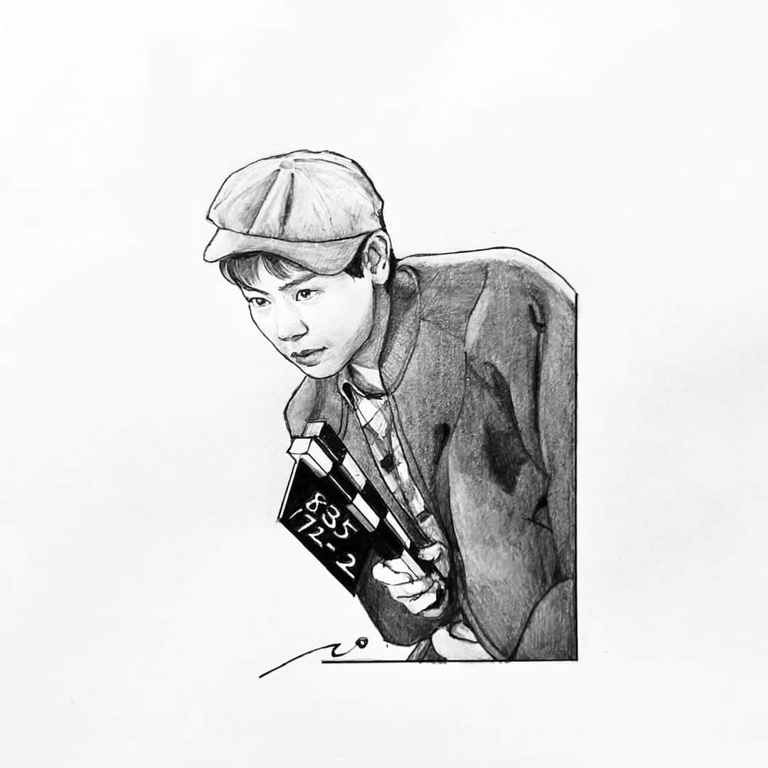 逢坂庵さんのインスタグラム写真 - (逢坂庵Instagram)「23sketch0402 ・ ・ #cinema #movie #movieart #movieillustration #departures #pencildrawing #portraitsketch #illustragram #monochrome #映画 #映画イラスト #鉛筆画 #人物画 #素描 #モノクロイラスト #映画好きな人と繋がりたい #キネマの神様 #菅田将暉 #永野芽郁 #沢田研二 #山田洋次 #北川景子 #thegodofcinema #原田マハ」4月2日 9時16分 - ohzaka_an