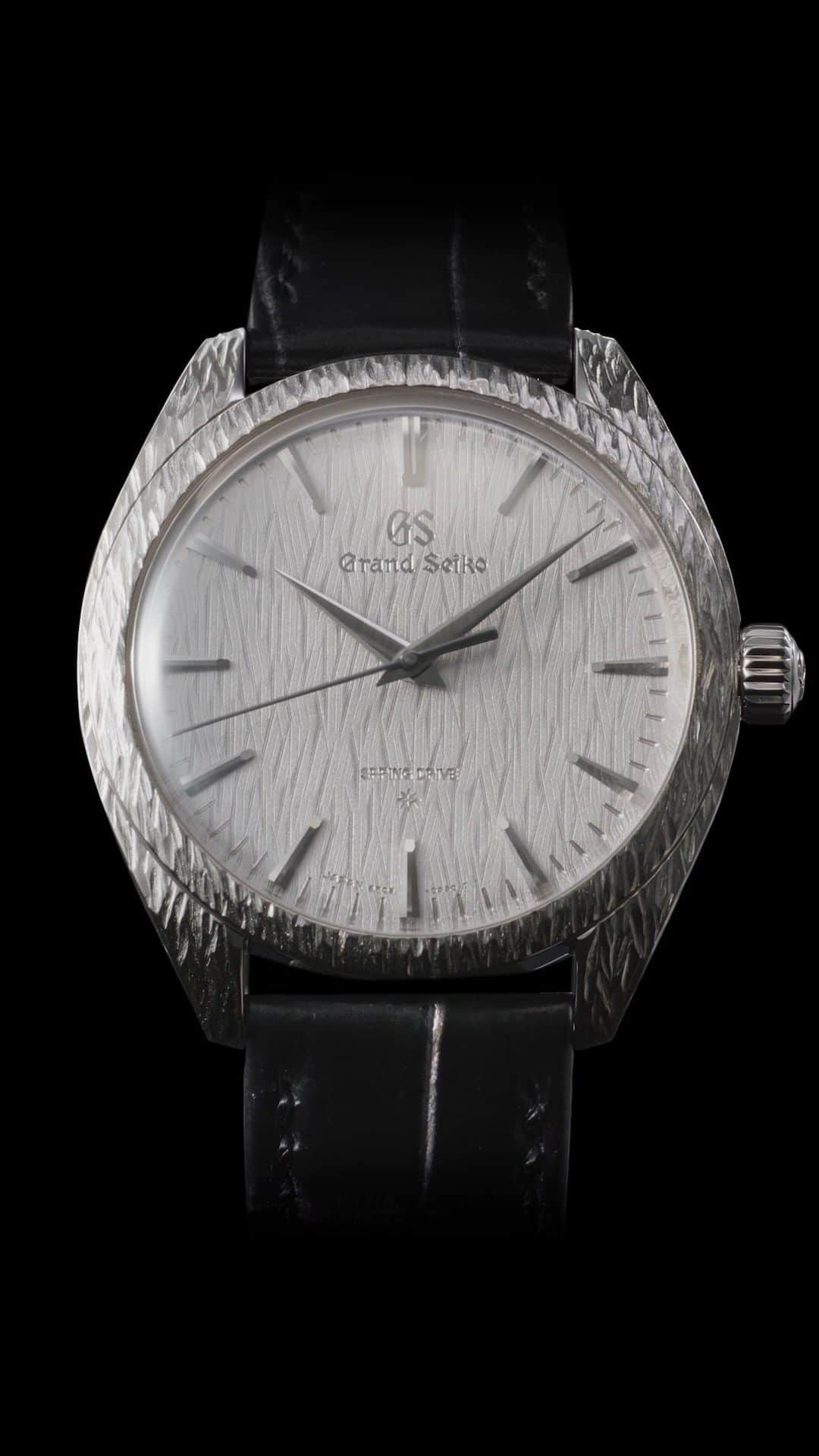 Grand Seikoのインスタグラム：「A majestic white birch #watchesandwonders2023 #Grandseiko #Aliveintime #Geneva #Switzerland #SBGZ009」