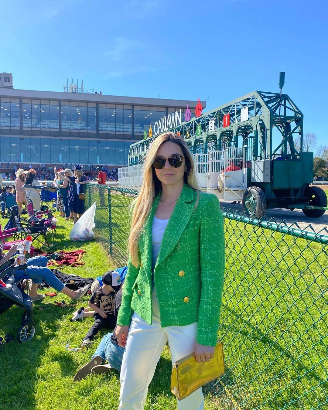 ミカエル・ミシェルさんのインスタグラム写真 - (ミカエル・ミシェルInstagram)「Arkansas Derby Day 🍀☀️  #jeromedreyfuss #horseracing  @oaklawnracingcasinoresort #enjoythelife」4月2日 6時36分 - mickaelle_michel_officiel