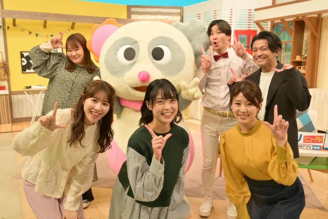 のインスタグラム：「#なじラテ。 久しぶりの出演でした！三石アナおかえりなさい🥰 エイプリルフール企画も楽しかったです🤣」
