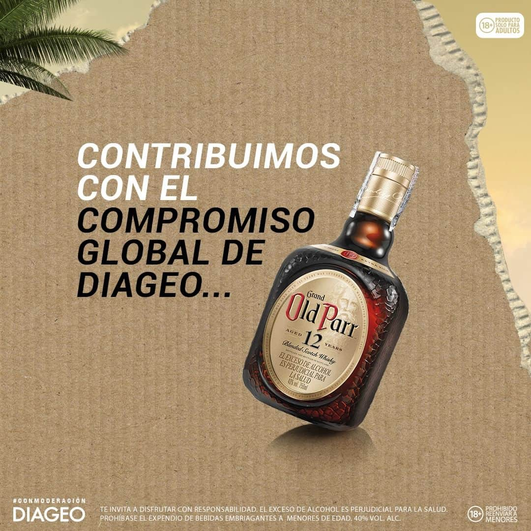 Old Parr Oficialのインスタグラム：「Cambiar el guion para tener un futuro más sostenible es lo que nos impulsa a retirar la caja de cartón de nuestras botellas.​  #LaCajaSeVa」