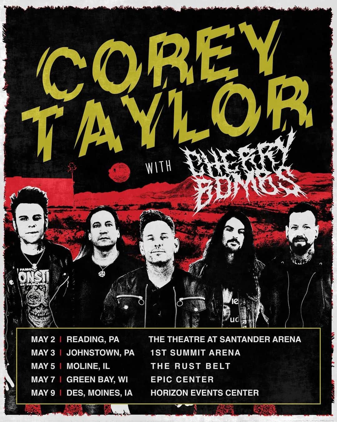 コリィ・テイラーのインスタグラム：「Still a few tickets left - we will see you there!」