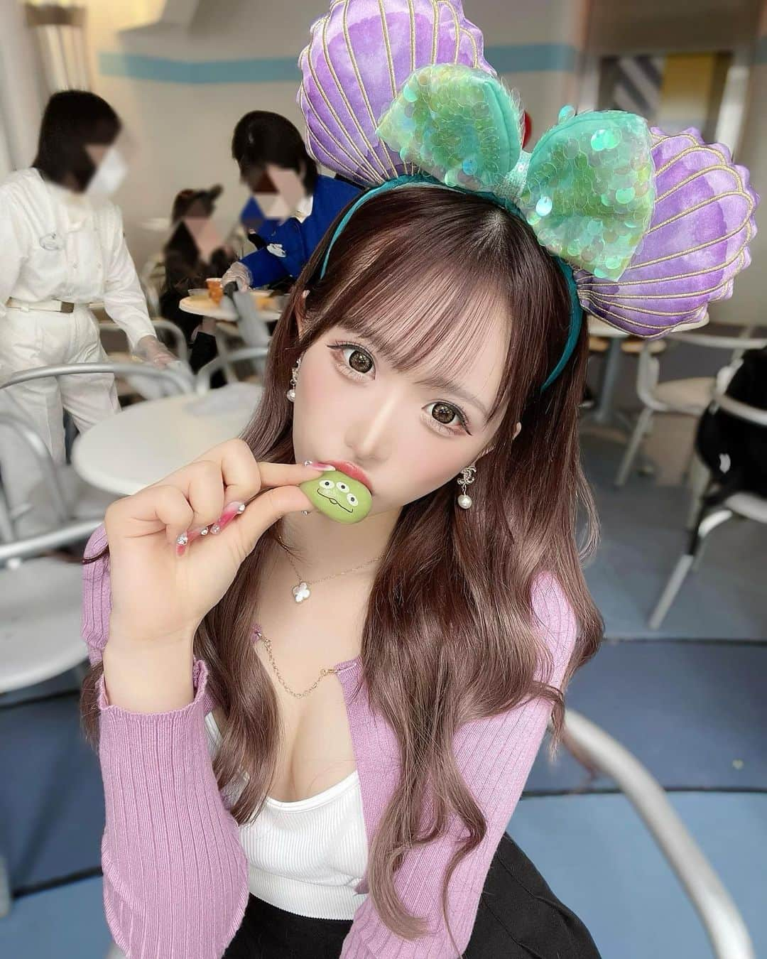 伊藤桃々さんのインスタグラム写真 - (伊藤桃々Instagram)「ディズニーいってきまちた🐭💜  #disney」4月2日 19時43分 - __peachstagram__