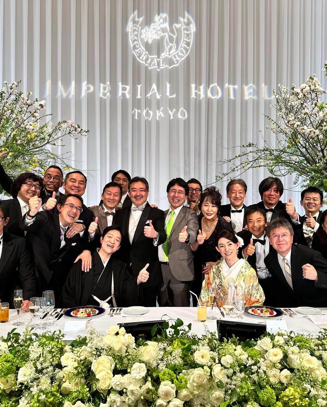 森川亮さんのインスタグラム写真 - (森川亮Instagram)「茂木さん素敵な披露宴でした。おめでとうございます㊗️」4月2日 18時19分 - moriakii