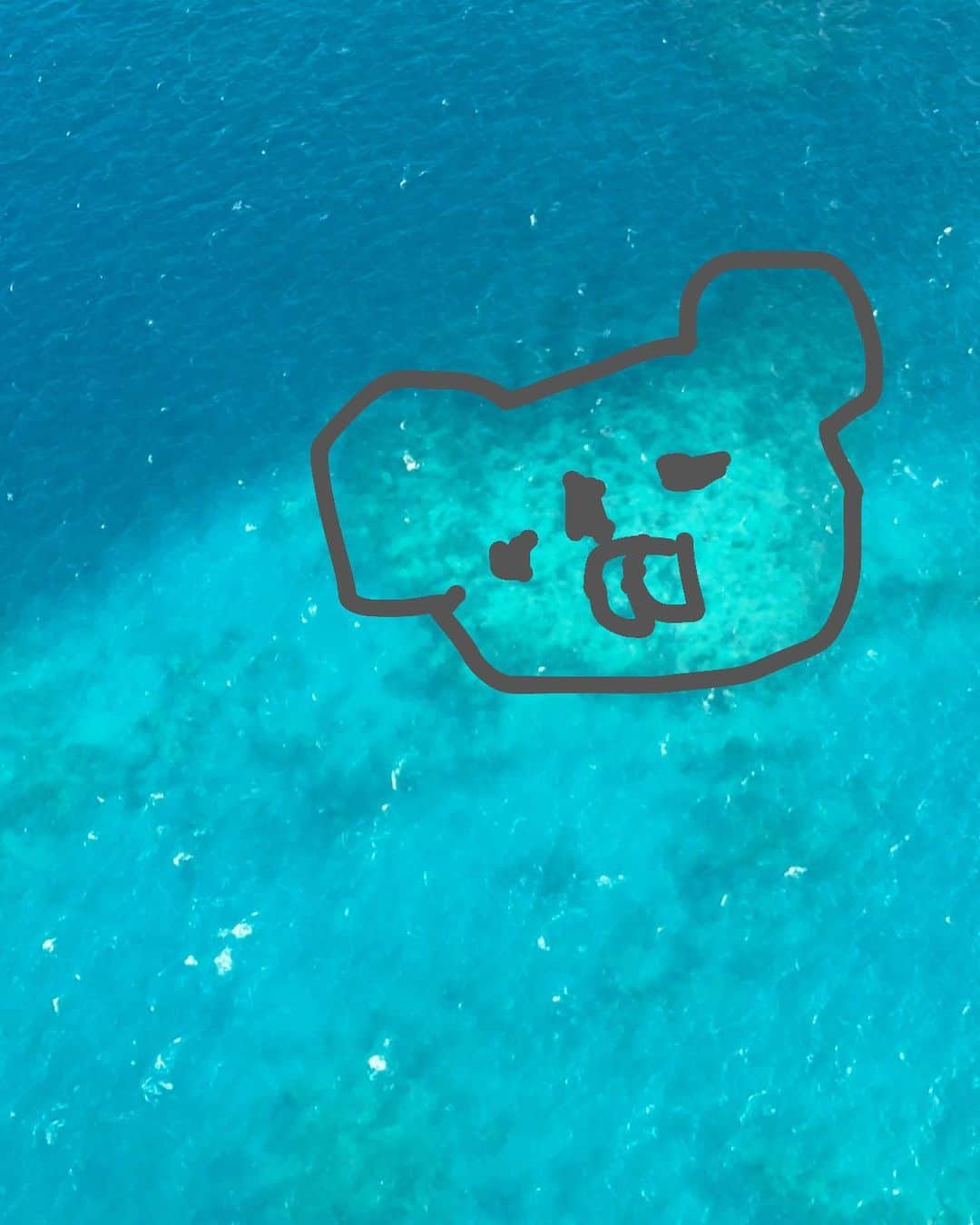 myumyuさんのインスタグラム写真 - (myumyuInstagram)「セスナで世界遺産のグレートバリアリーフ🪸🛫 なんと日本列島と同じ大きさあるんだって！でかーー！！  コアラリーフ(7,8枚目)みんなにはどう見えてるの？私はごっつ前歯出てるように見えるんやけど(9枚目に描いたから見て)🐨  #コアラリーフ#グリーン島#koalareef#koala#coralreef#珊瑚礁#グレートバリアリーフ#グレートバリアリーフ遊覧飛行#セスナ#遊覧飛行#greatbarrierreef#greatbarrierreefaustralia#cessna#sightseeing#flight#オーストラリア#オーストラリア旅行#ケアンズ#ケアンズ旅行#海外旅行好き#海外旅行 #Australia#australiatravel#australiagram#australiaday#cairns#cairnstourism#instatravel#travelgram#travelawesome」4月2日 18時57分 - myumyu_travel_bikini