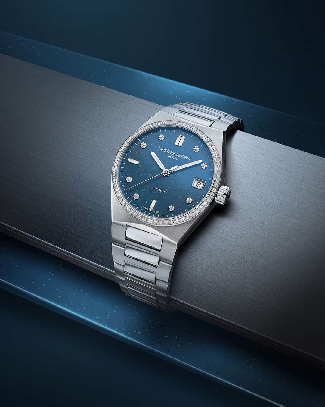 のインスタグラム：「Discover the Highlife Ladies Automatic Sparkling: Frederique Constant’s new constellation   #HighlifeCollection #LadiesWatch #WatchesAndWonders2023」