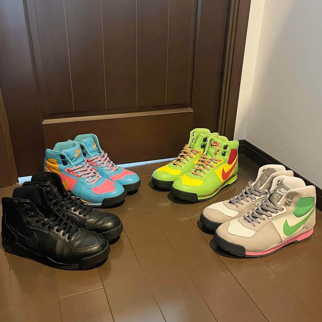 GSのインスタグラム：「🥾🥾🥾  NIKE AIR BALTORO  NIKEアウトドア往年の名作 昔は興味無かったのに… 今は惚れまくってます ただもうかれこれ20年戦士 加水分解が進み状態の良いものがなかなか無い これからも出会いを求めて三千里🚶‍♂️  #保存用post」
