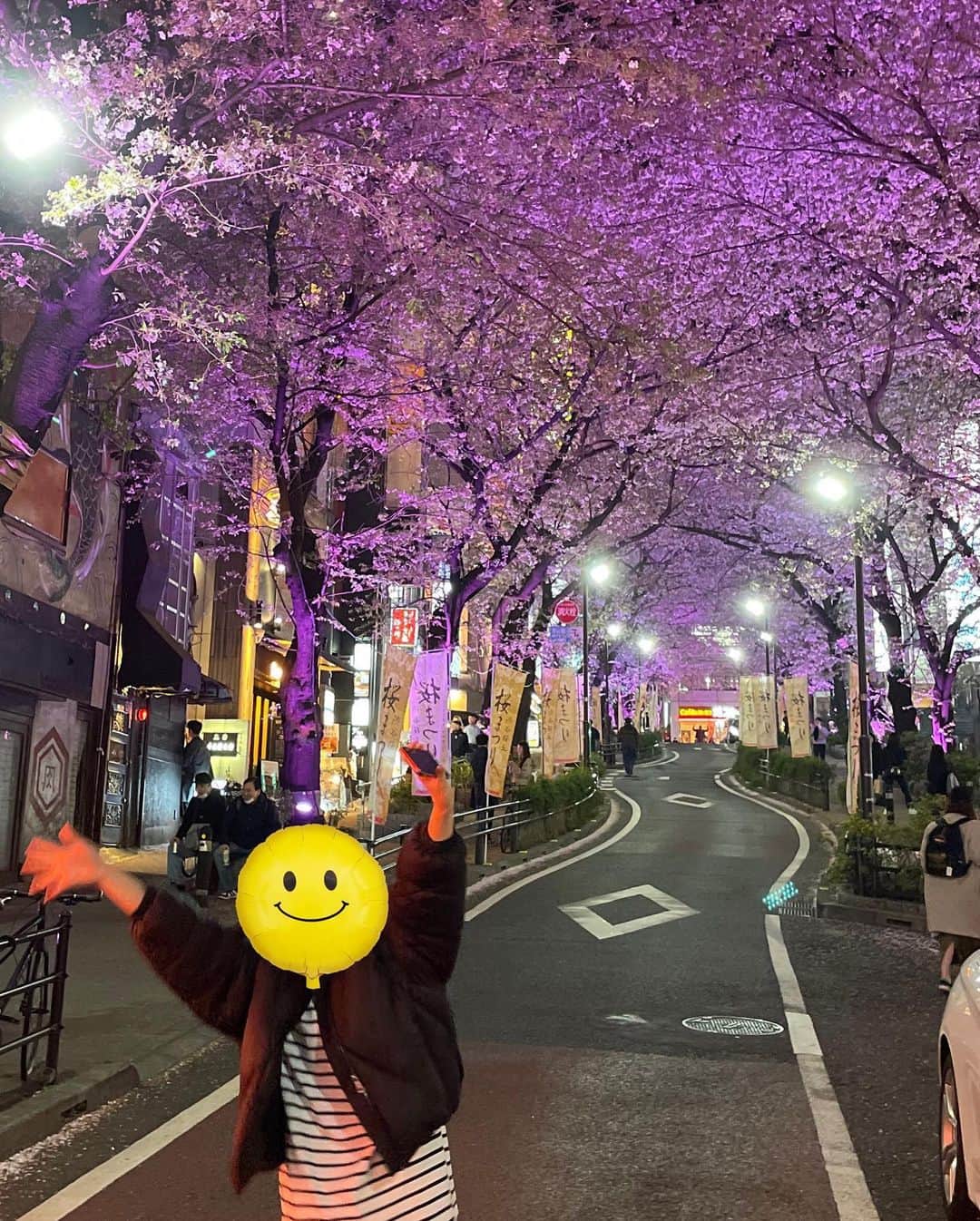 木村了のインスタグラム：「#娘の塾帰りに  #櫻坂で #ちょっとお花見 #気付けば4月」