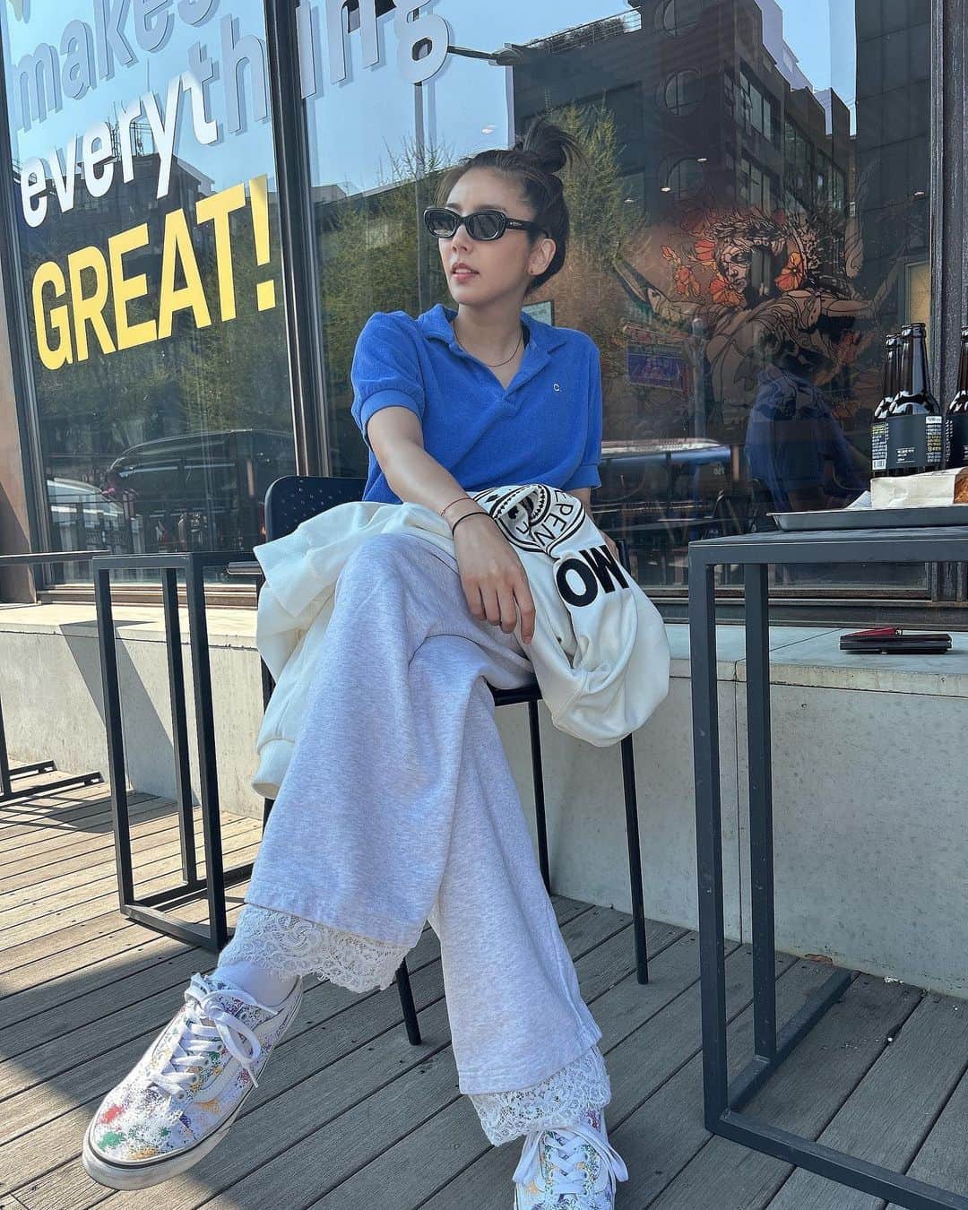 ソン・ダムビのインスタグラム：「날씨가❤️👏 오늘도 즐거운 일요일😍😘」