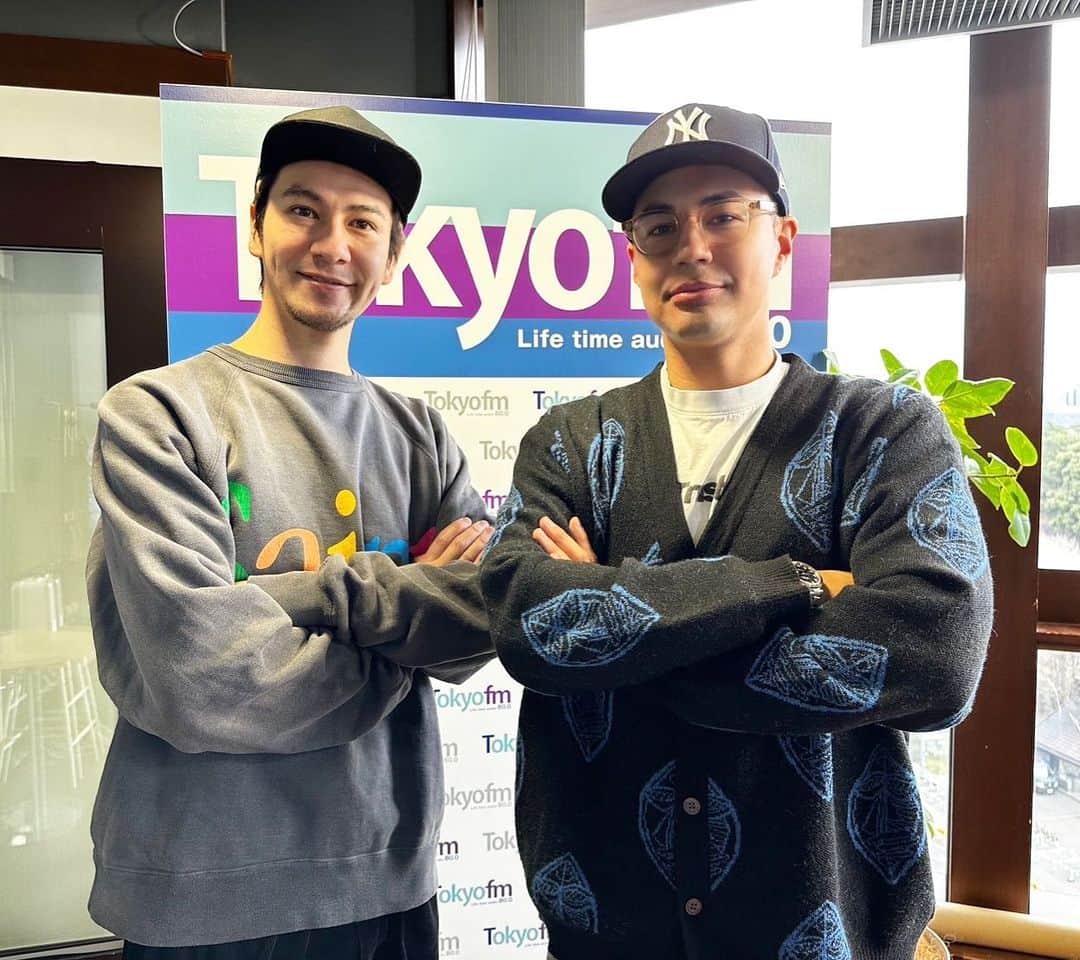 のインスタグラム：「久々のJOYとユージ👍 ちょいと前にユージのラジオにお邪魔してきたのよ。 この日はあんまり似てなかったな。」