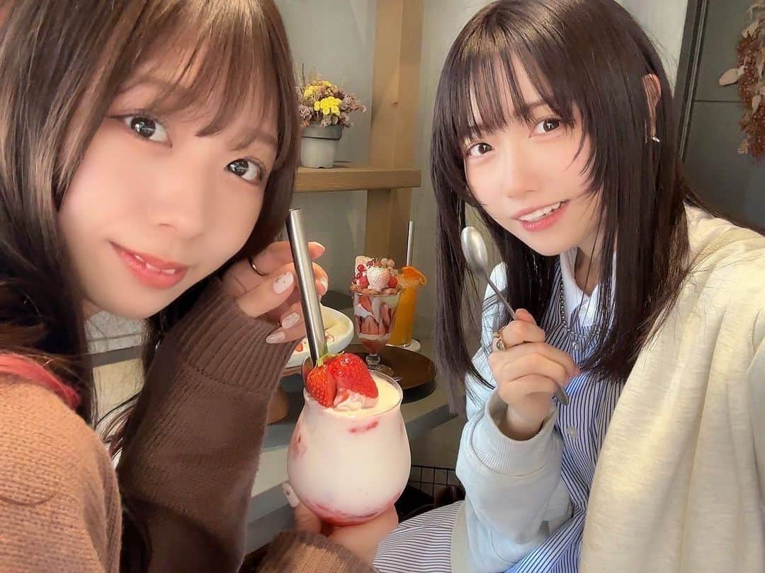来栖りんのインスタグラム：「ぺろりだったね🍓」