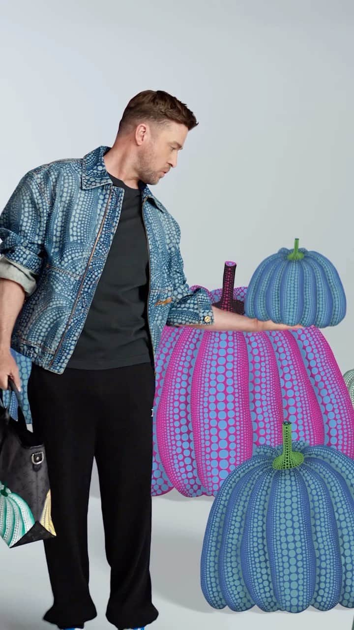 ジャスティン・ティンバーレイクのインスタグラム：「#JustinTimberlake for #LVxYayoiKusama.」