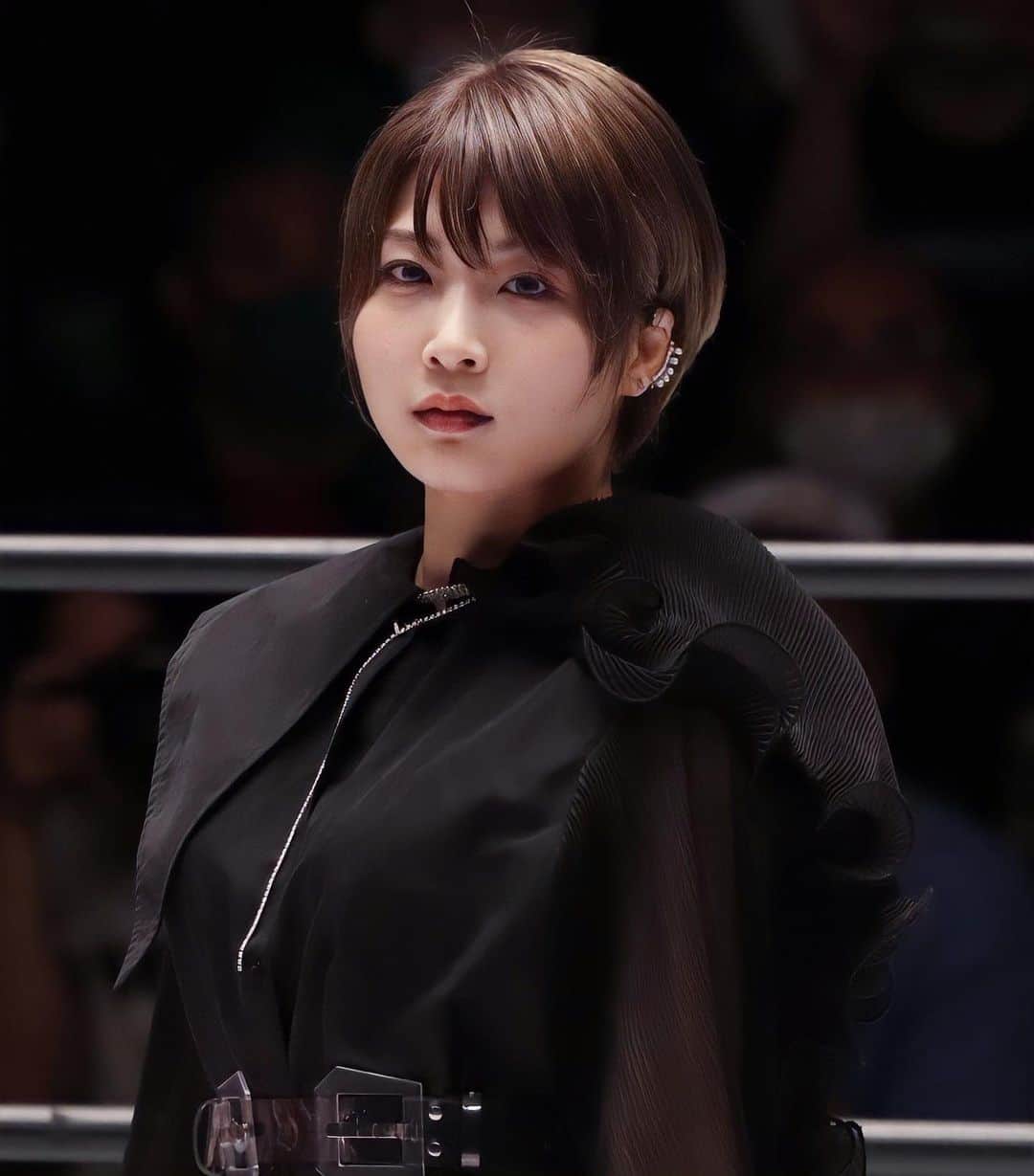 のインスタグラム：「私が安納サオリです。  カイリさん、ありがとうございます。 なつみ、いやなつぽい。よろしくね。  三人で4月23日横浜アリーナにて 今はプロミネンスが持つアーティスト・オブ・スターダムのベルト巻きます。  #stardom」