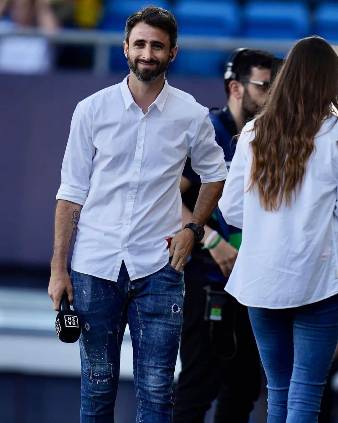 ニコラス・パレハのインスタグラム：「Cadiz - Sevilla de la mano de @dazn_es . Gracias por las fotos @alex_c0breti 👏🏻」