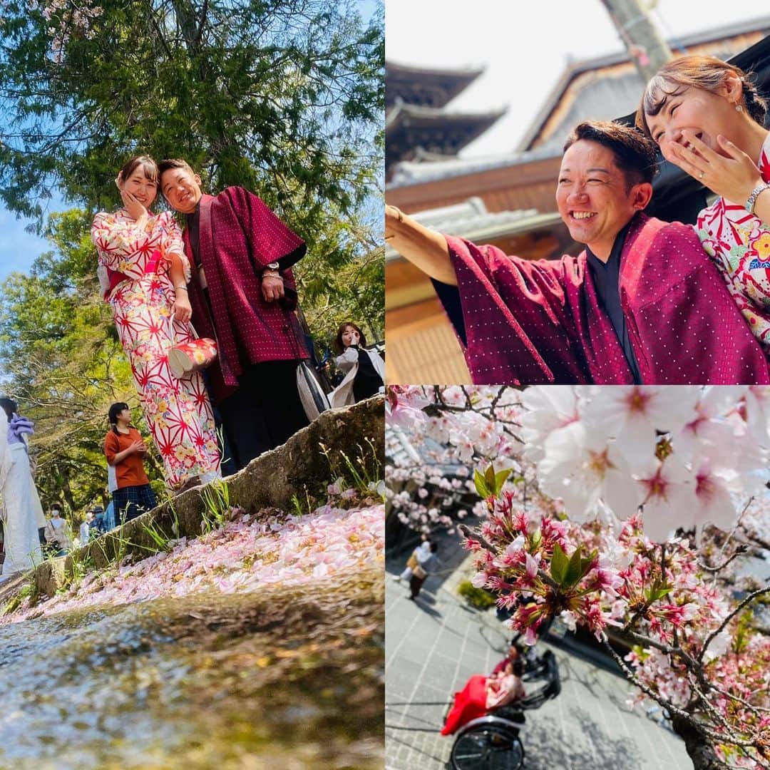 MIKIさんのインスタグラム写真 - (MIKIInstagram)「今年も京都プチ旅行に行ってきた🥰🌸✨今年は暖かかったから、桜がだいぶ散ってた🥲 1日目はインスタで見つけた 舞妓さんも来店される 和牛料亭bungo祇園🥹🌸 特別個室に案内してもらって 1番素敵なコースを堪能🤤💕 お肉がすごい美味しくておもてなしも素敵でした😍🍷✨ 2日目の今日は去年もしたプランで お着物で、人力車に乗って京都巡り🥰🌸☀️✨お寺とかたくさん連れてってもらった❤️人力車のお兄さん写真撮るのうますぎる🤤プロやん🥺💖楽しい旅をありがとうございました😉😄✨今年も楽しい京都プチ旅行やったなー😌💕  @gion.wagyu_ryotei_bungo  @rikawafuku_kyoto  #梨花和服 #梨花和服祇園店  #和牛料亭bungo #おにく  #京都 #京都グルメ #京都観光 #京都旅行 #桜 #桜スポット #さくら #神社 #神社巡り #八坂神社 #祇園 #祇園グルメ #人力車 #人力車えびす屋 #映え写真 #カップル #カップルフォト #ゴルフ女子」4月2日 20時54分 - mktyy_golf