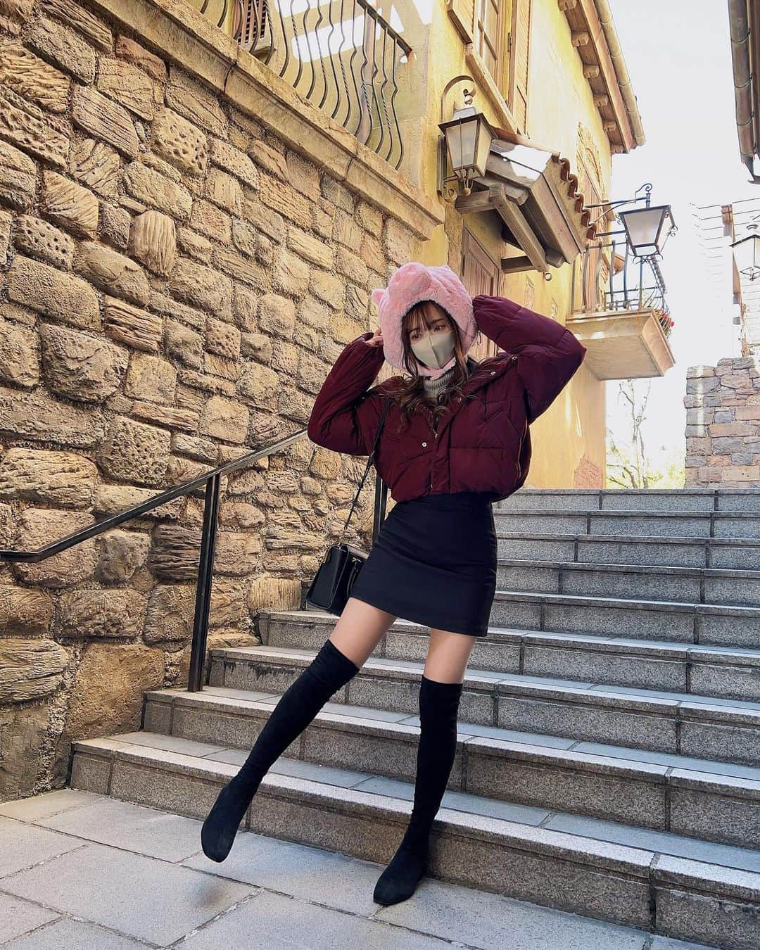 相澤瑠香のインスタグラム：「このニーハイブーツお気に入りなんだ〜」